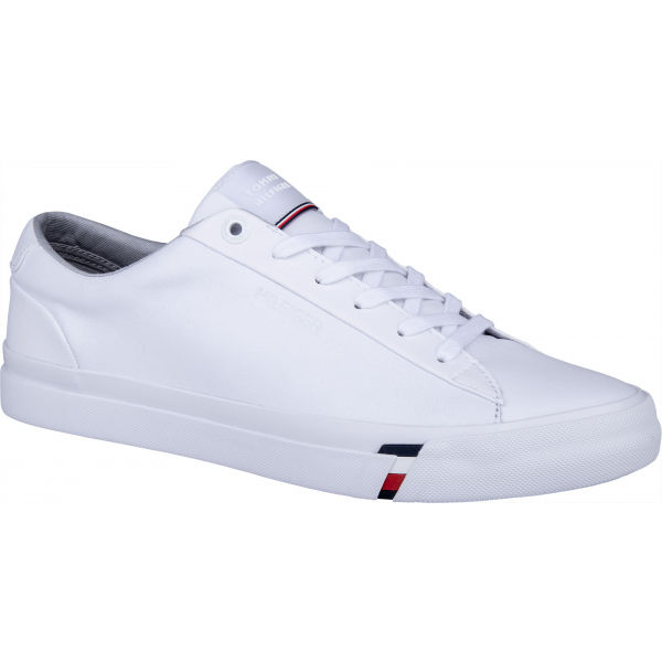 tommy hilfiger corporate leather mix sneaker